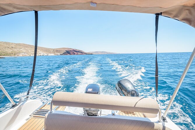 Rent a Boat in Santorini With Free License - Included Features