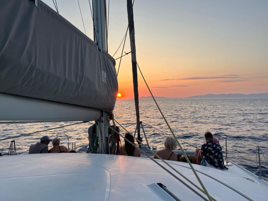 Rhodes: Sunset Sailing Catamaran Cruise - and Drinks - Itinerary Details