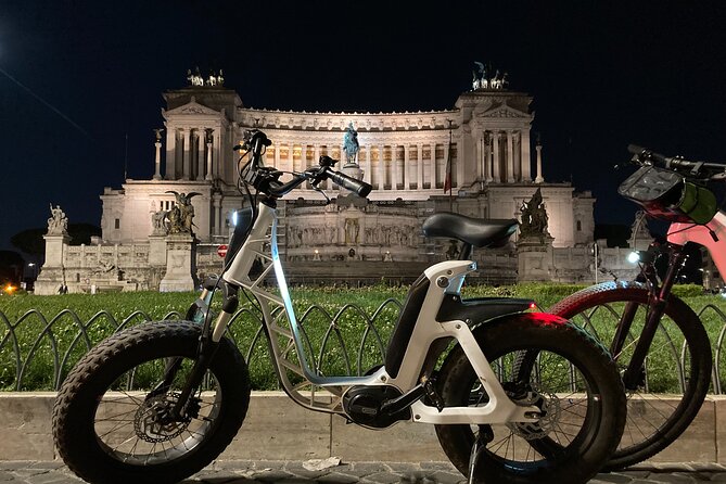 Rome by Night PRIVATE E-Bike Tour - Inclusions