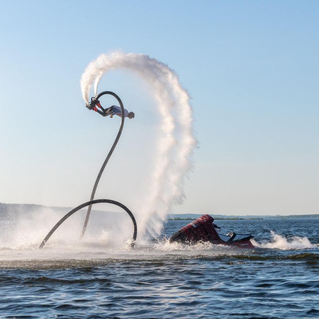 Santorini: Fly Board Pro Adventure in Perivolos Beach - Safety and Equipment