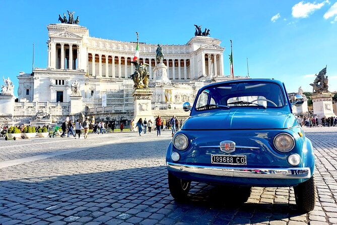 Tour of Rome Aboard a Vintage FIAT 500 - Inclusions