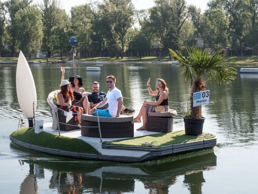 Vienna: Private Floating Island E-Boat Rental on Danube - Exploring Viennas Old Danube