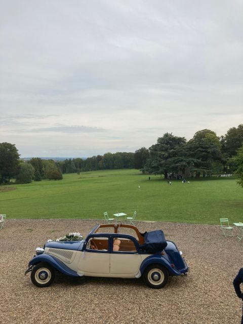 Visit in Classic Car Paris Chantilly Versailles Auvers - Itinerary and Duration