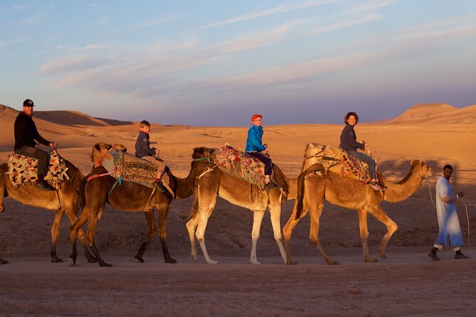 Agafay Desert Sunset, Camel Ride and Dinner From Marrakech - Meeting and Pickup