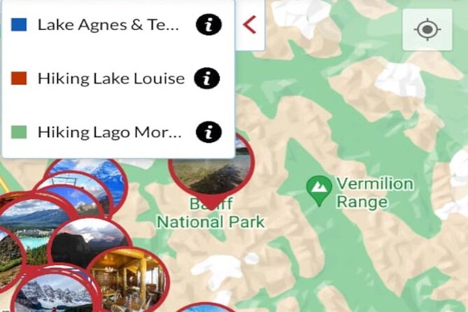 APP Banff Self-Guided Routes With Audio Guides - Audio Guide Feature Functionality