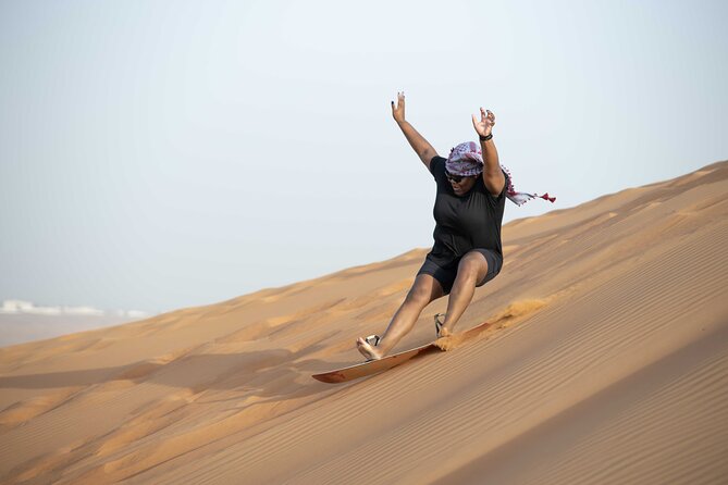 Dubai Half-Day Red Dunes Bashing With Sandboarding, Camel &Falcon - Dunes Bashing Experience