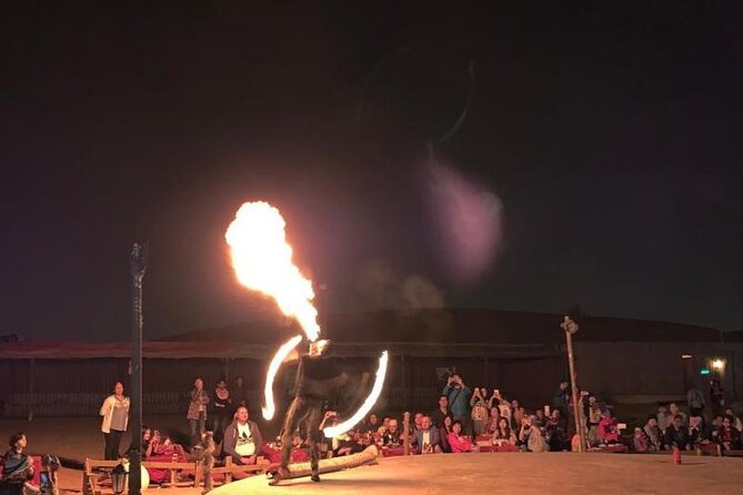 Evening Dubai Desert Safari Experience With Dinner and Shows - Captivating Live Entertainment