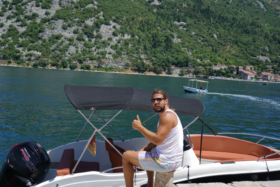 From Bay of Kotor: Blue Cave Private Speedboat Tour - Onboard Experience