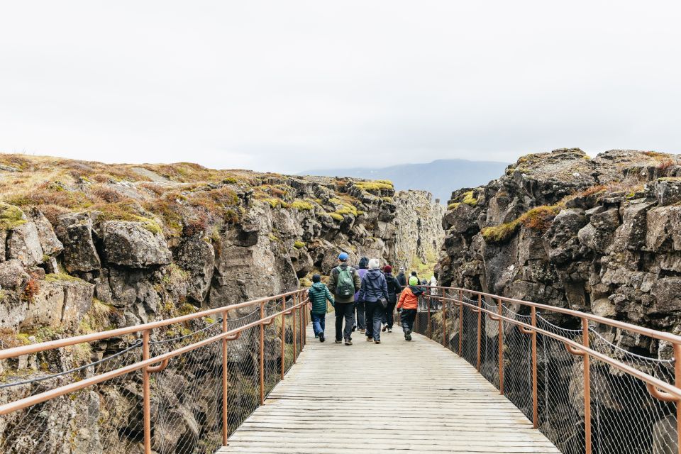 From Reykjavik: Golden Circle & Blue Lagoon Tour With Drink - Admiring Gullfoss Waterfall