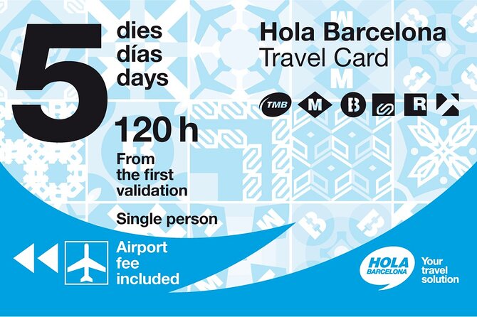 Hello Barcelona Travel Card - Tour Details