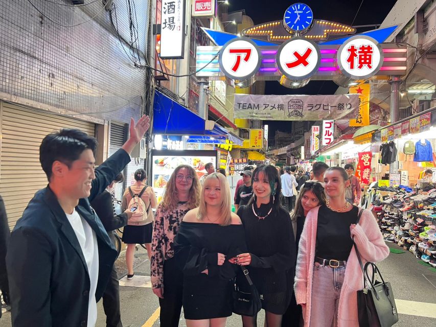 Japanese Food Experience Night Tour in Ueno - Group Size and Accessibility