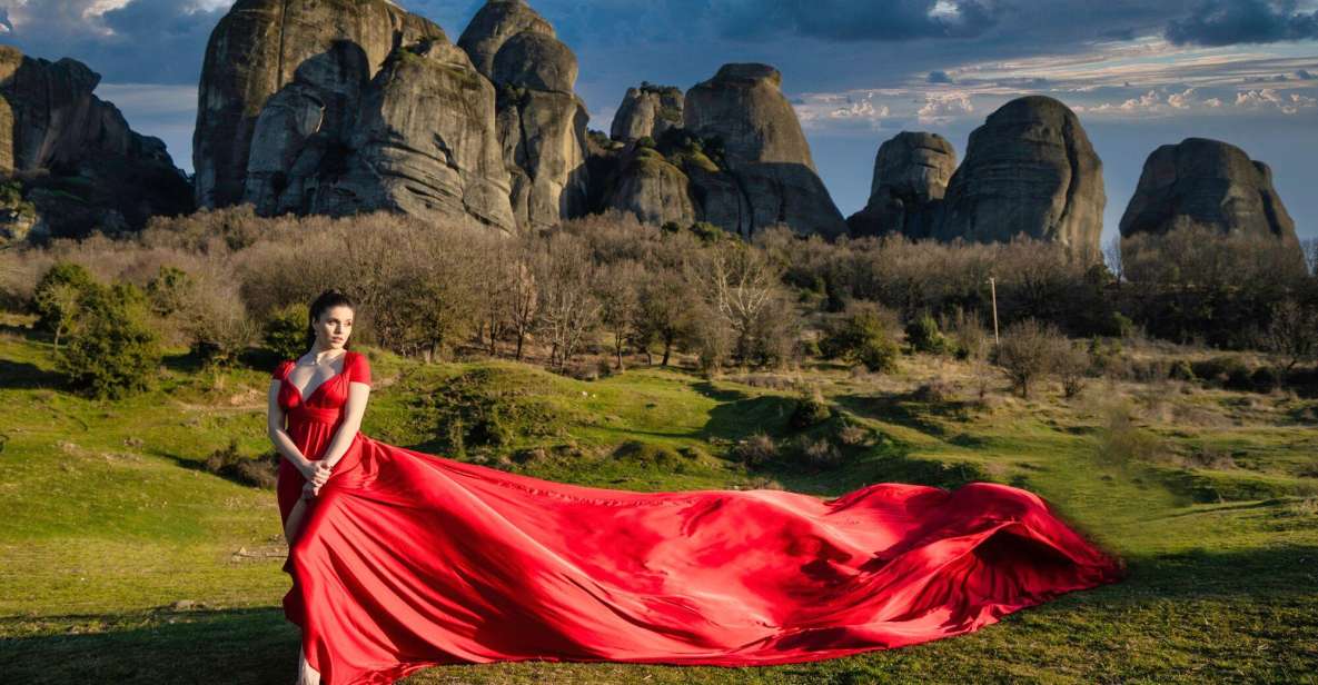 Kalabaka: Meteora Flying Dress Photoshoot - Included Offerings