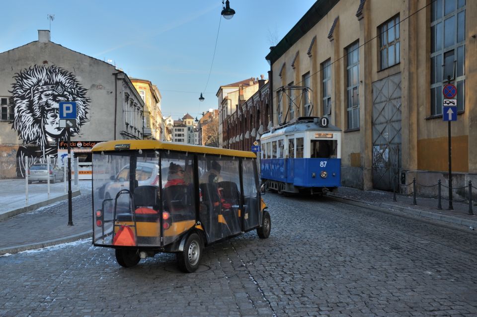 Krakow: Jewish Quarter and Ghetto Sightseeing Golf Cart Tour - Inclusions