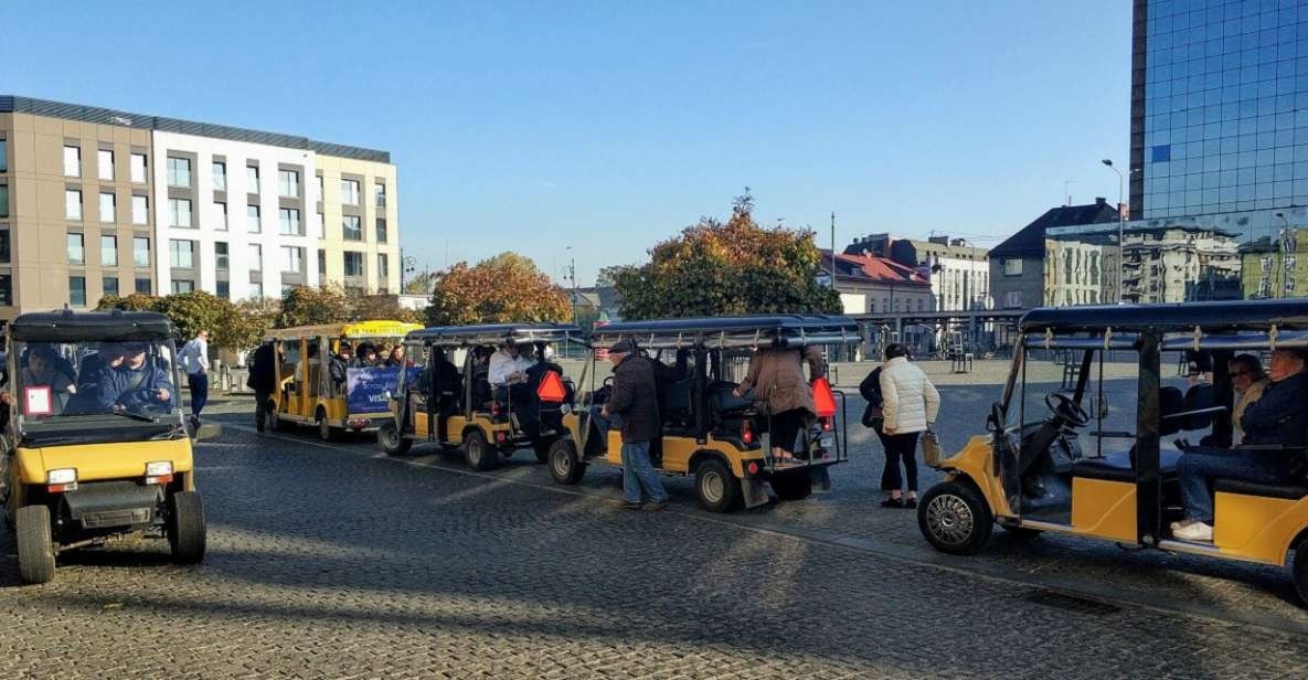 Krakow: Jewish Quarter and Ghetto Sightseeing Golf Cart Tour - Audio Guide and Accessibility