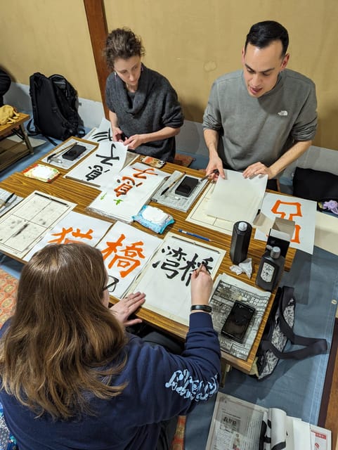 Kyoto: City Center Calligraphy Experience at Buddhist Temple - Exploring the Washitsu Setting