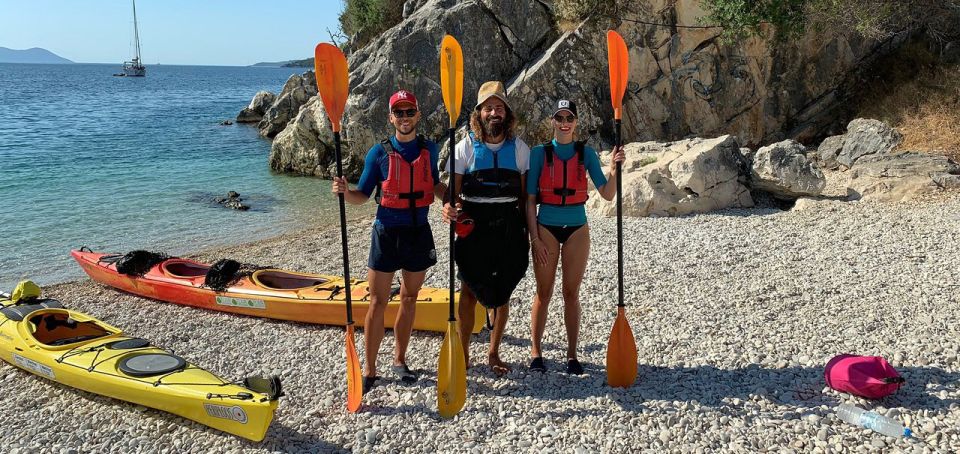 Lefkada: Agios Ioannis & Papanikolis Cave Kayak Tour - Pricing and Language