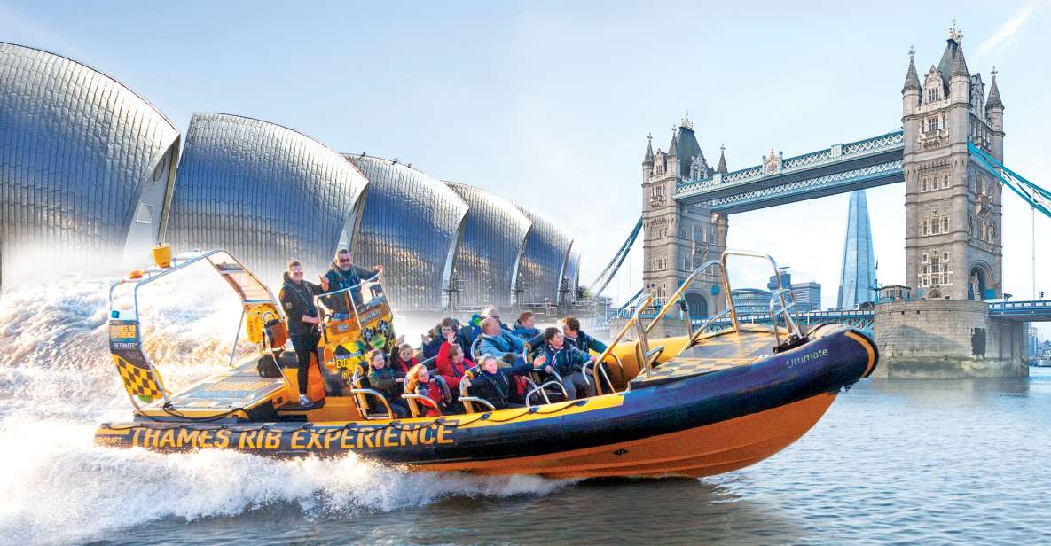 London: 40-Minute Ultimate Tower RIB Blast Speedboat Tour - Itinerary