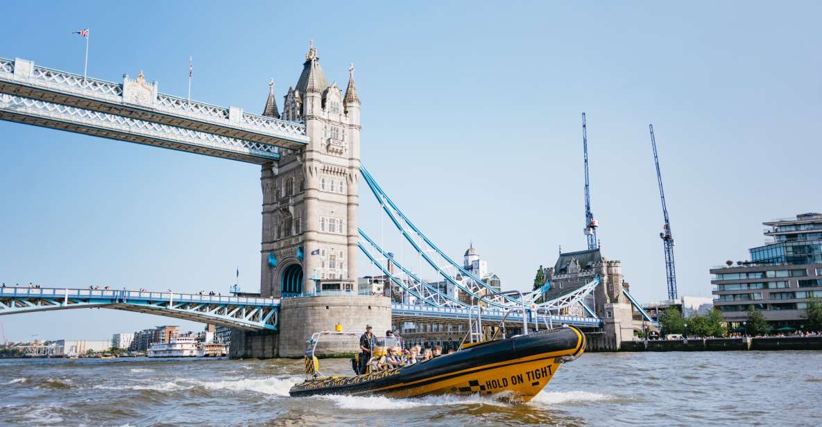 London: Speedboat Sightseeing Tour - Tour Inclusions