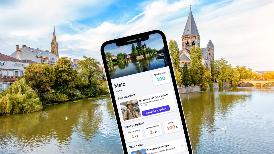 Metz: City Exploration Game and Tour on Your Phone - Serpentine Gate and History