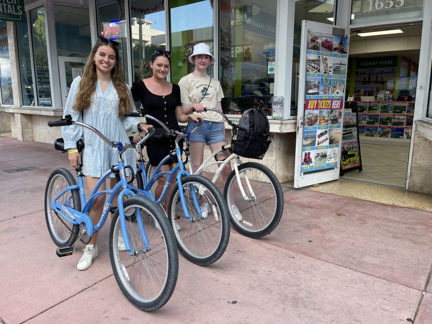 Miami: South Beach Bicycle Rental - Riding on Ocean Drive