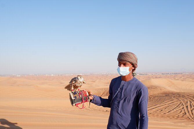 Morning Adventure From Dubai: Desert Dune Bashing, Sand Boarding, Camel Ride - Desert Sport of Sandboarding