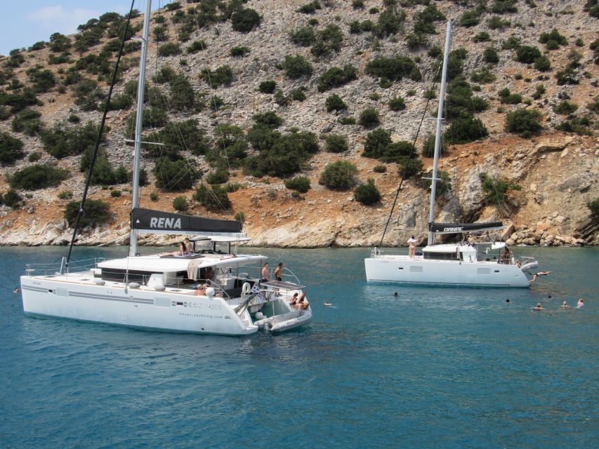 Naxos: Luxury Catamaran Day Trip With Lunch and Drinks - Onboard Experience