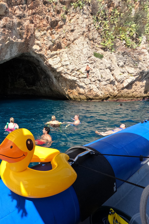 Nice: Mala Caves, Villefranche & Snorkeling Boat Tour - Mala Caves Exploration