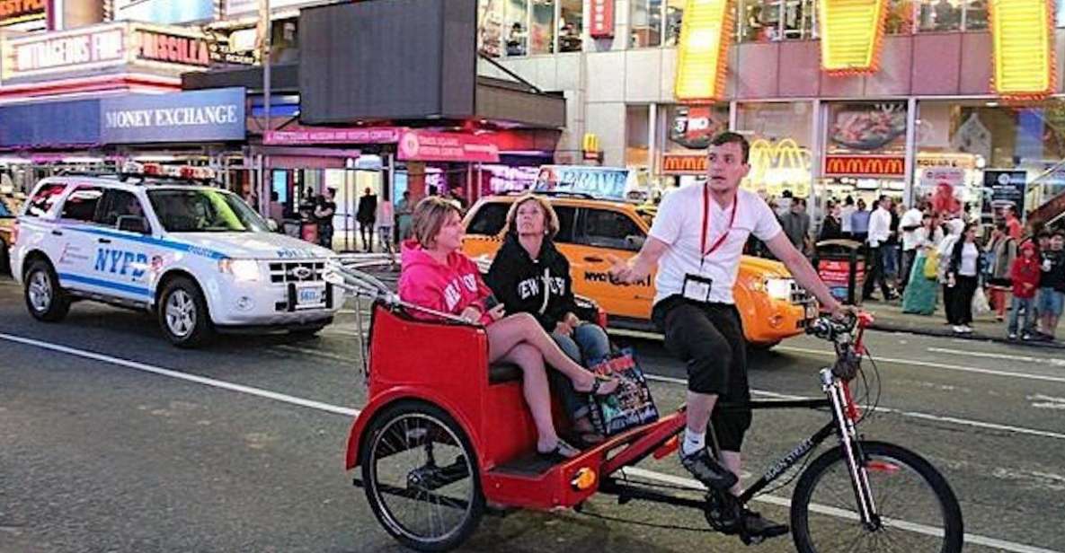 NYC Pedicab Tours: Central Park, Times Square, 5th Avenue - Itinerary