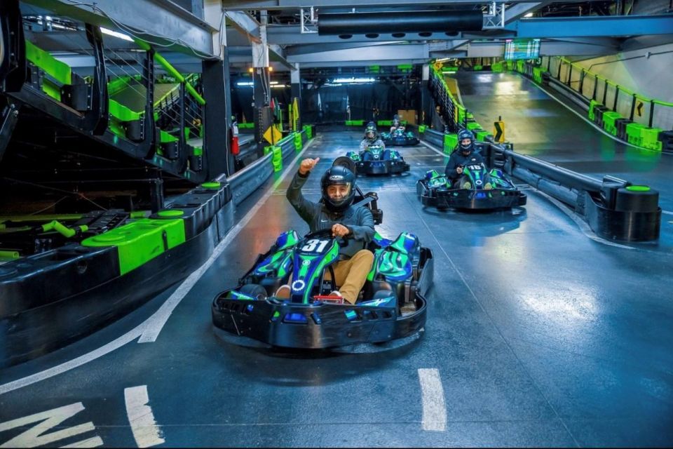 Orlando: Andretti Indoor Karting Attraction Ticket - Raceway and Safety Measures