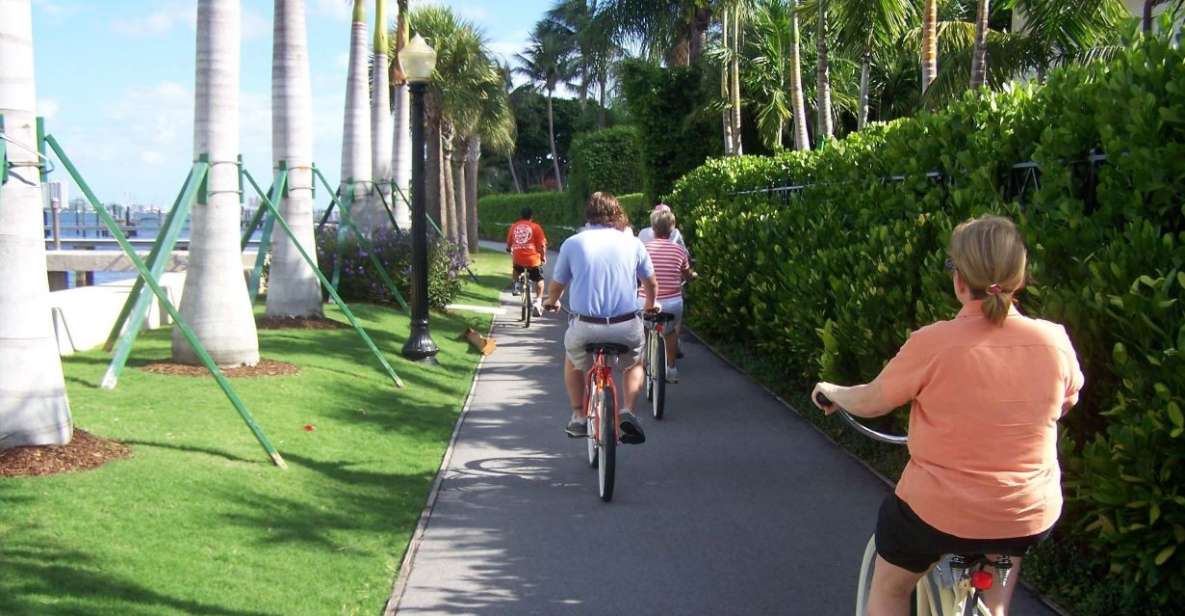 Palm Beach: Historical Bicycle Tour of Palm Beach Island - Tour Route