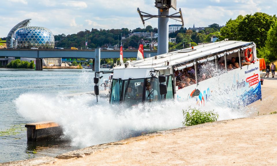 Paris: City and River Seine Tour on an Amphibious Bus - Exploring the River Seine