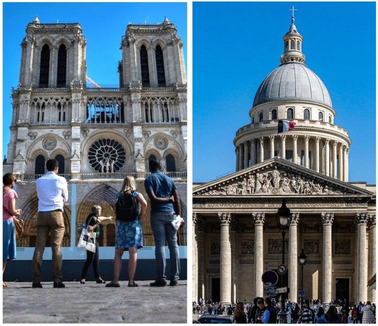 Paris: Notre Dame Exterior, Latin Quarter Tour and Pantheon - Visiting Notre Dame Cathedral