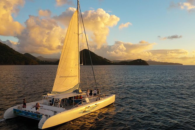 Private Catamaran Sunset Cruise From St Lucia for up to 15 Guests - Duration and Start Time