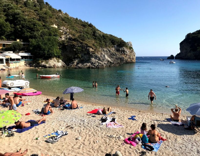 Private Corfu Beaches Tour: Paleokastritsa & Glyfada - Paleokastritsa Experience