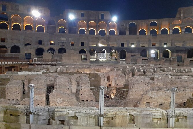 Rome: Colosseum by Night Guided Tour - Arena Floor and Architecture