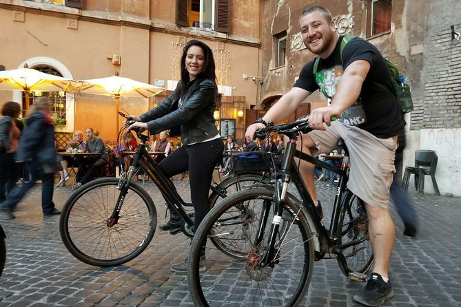 Rome + Food Night E-Bike Tour of Main Sites Plus Hilltops! - Tour Inclusions and Exclusions