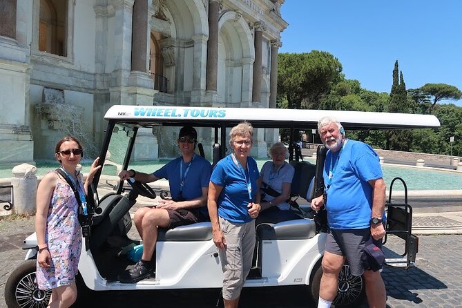 Rome: Small Group City Tour by Golf Cart With Gelato - Meeting and Pickup