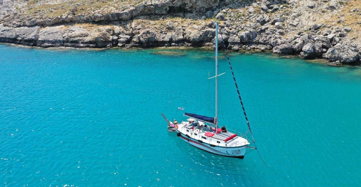 Sailing Tour Around Lindos With Food and Drinks - Included Activities and Amenities