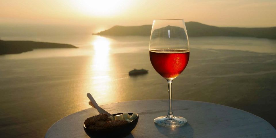 Santorini: Private Wine Tour With Dinner or Lunch - Transportation and Guide