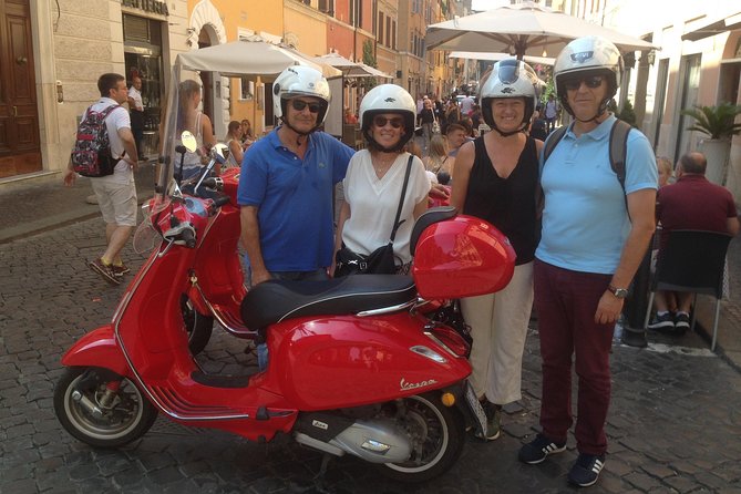 Tour of Rome With the Iconic Vespa - PROFICIENT DRIVING SKILLS REQUIRED - Pickup and Drop-off Service