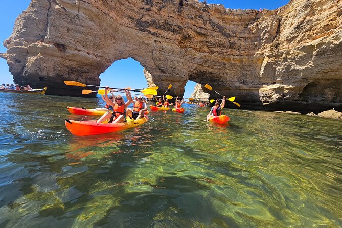 Visit the Benagil Caves on a Kayak and Marinha Beach - Price and Booking