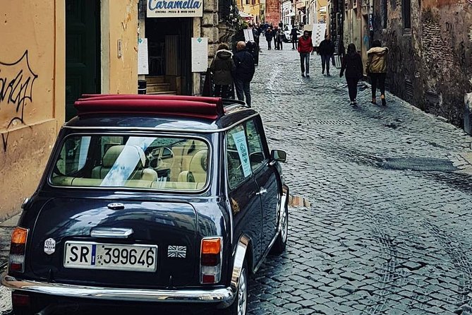 Ancient Tour of Rome by Mini Cooper Classic Cabrio With Aperitif - Tour Highlights