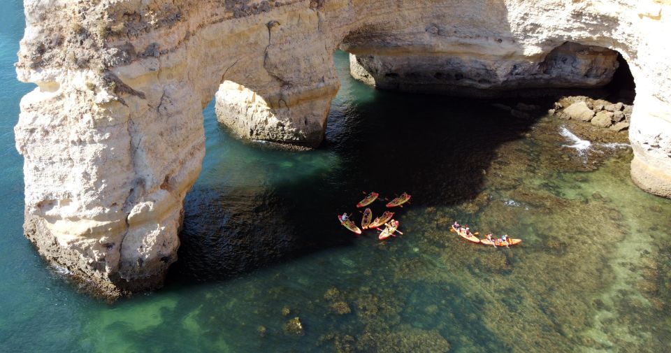 Benagil: Kayaking Adventure in Benagil Caves & Marinha Beach - Inclusions and Exclusions