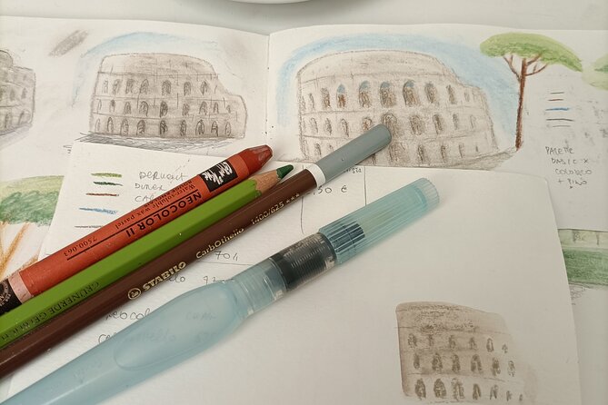 Design Your Own Postcard of Rome - Tour With Artistic Activity - Activity Duration and End Point