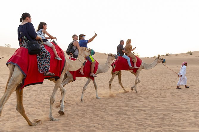 Dubai Premium Desert Safari With BBQ Dinner in Red Dunes - Relaxing Desert Campsite