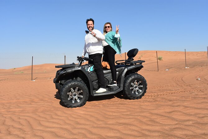 Dubai Premium Red Dunes, Quad Bike, Camel Ride, Sand Surfing & 5* BBQ - Cancellation Policy