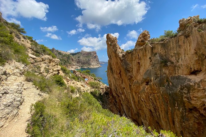 Hiking Cliffs and Old Fishing Trails Around Moraira - Swimming Break