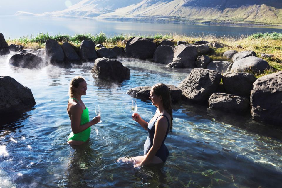 Hvammsvik Natural Hot Springs: Admission Ticket - Exploration and Hiking