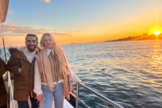 Istanbul Sunset Yacht Cruise on the Bosphorus With Transfers - Alcoholic Beverages Available