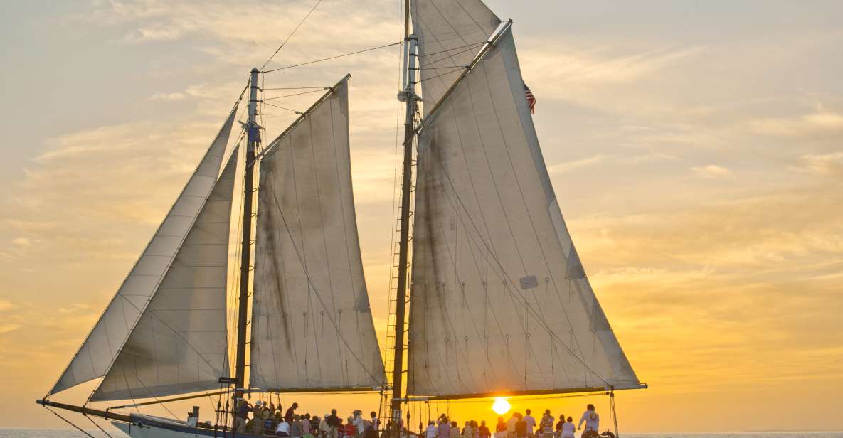 Key West: Windjammer Champagne Sunset Sail - Sail Aboard Appledore II